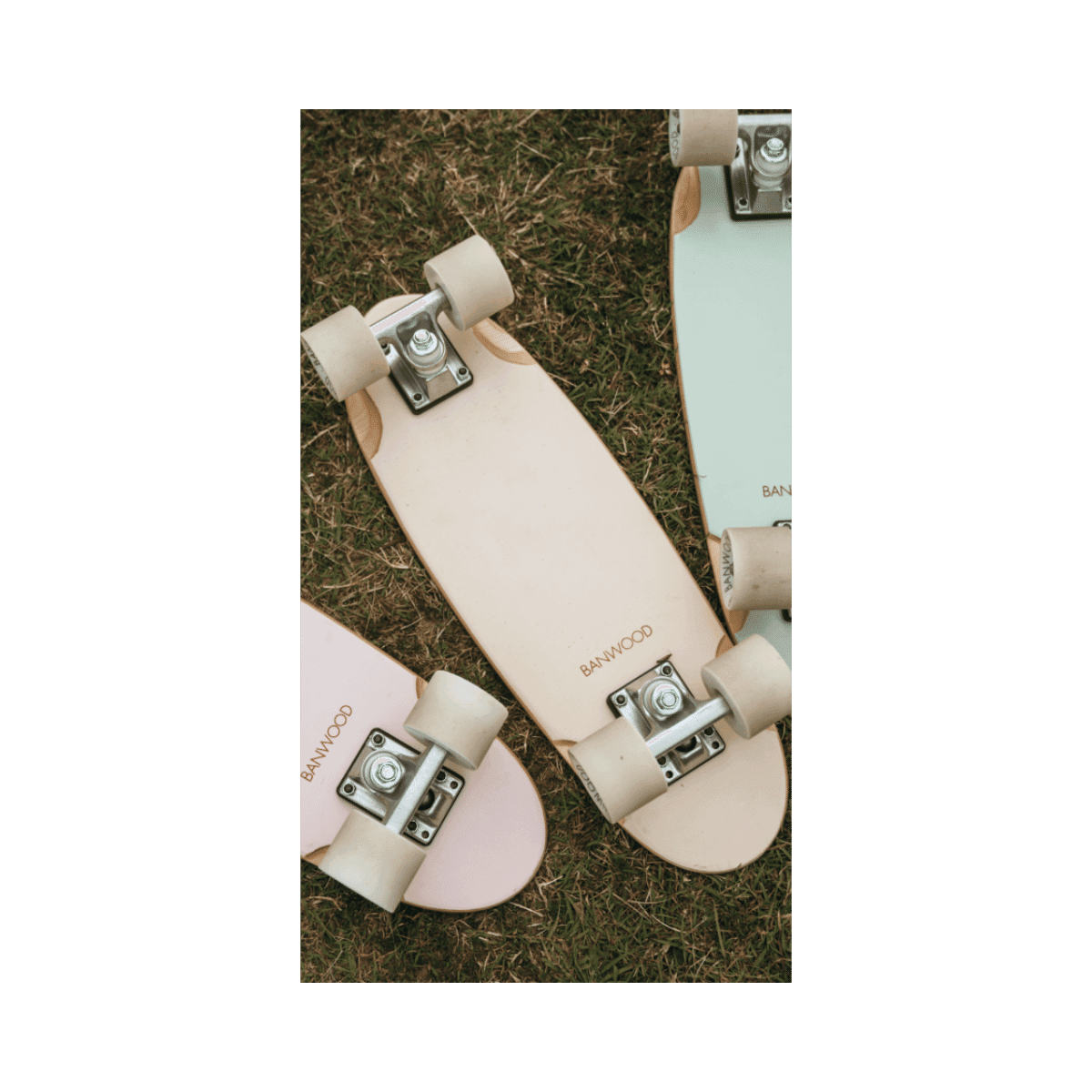 Kinder skateboard - Crème