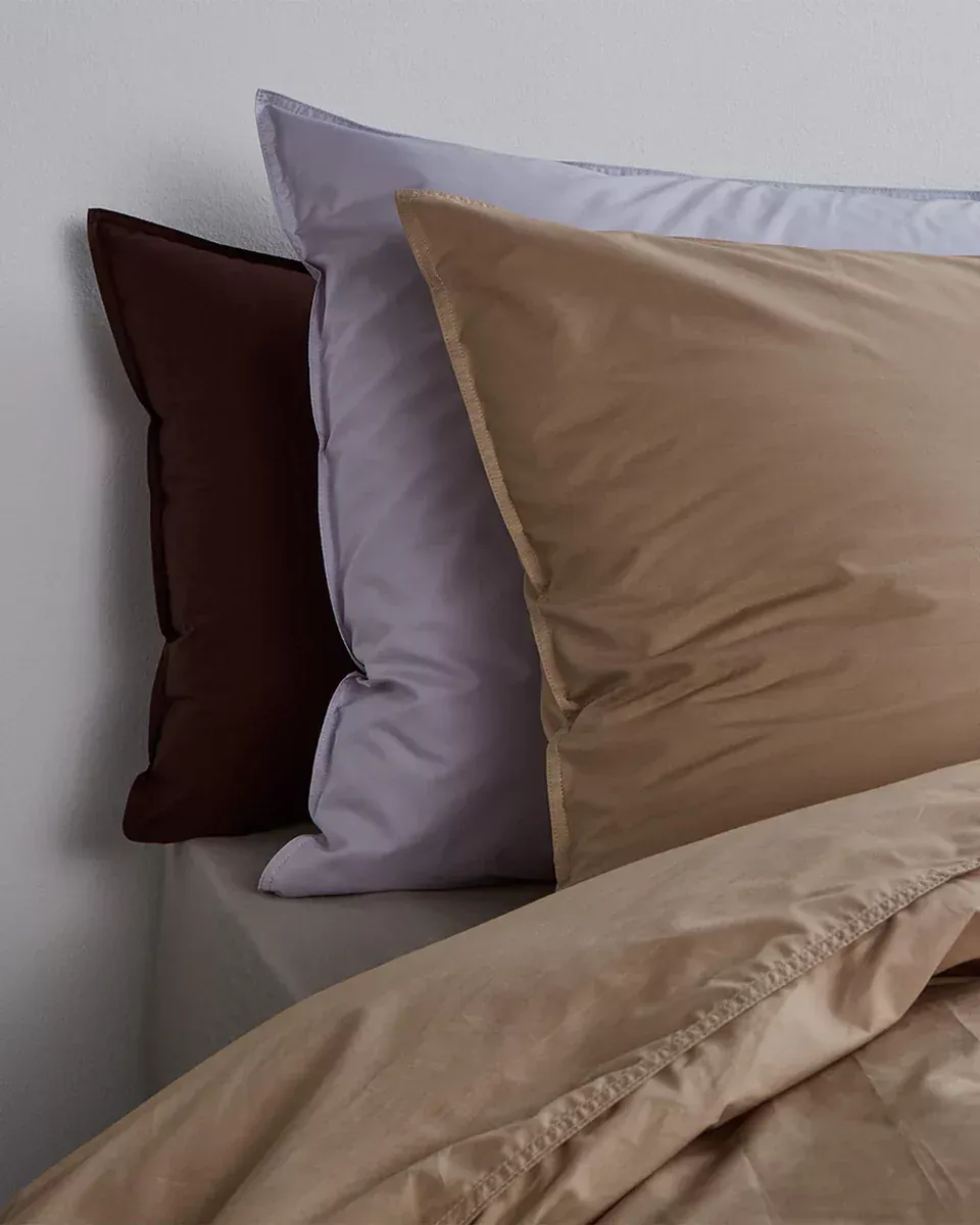 240X220 Percale 100% Coton Dekbedovertrek  - Camel PDBO240CA