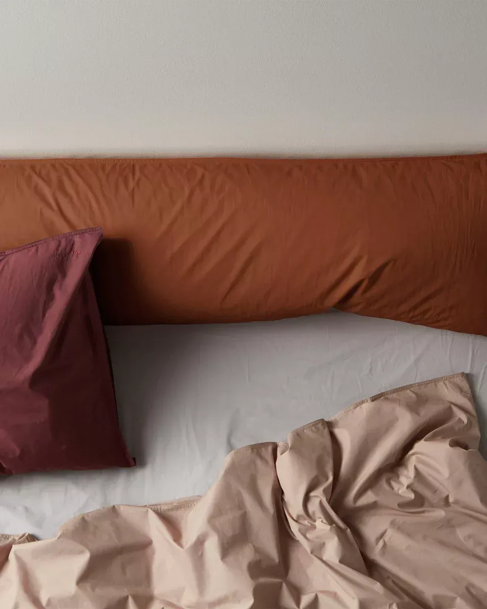 60X70 Percale 100% Coton Kussensloop - Camel PKS60CA