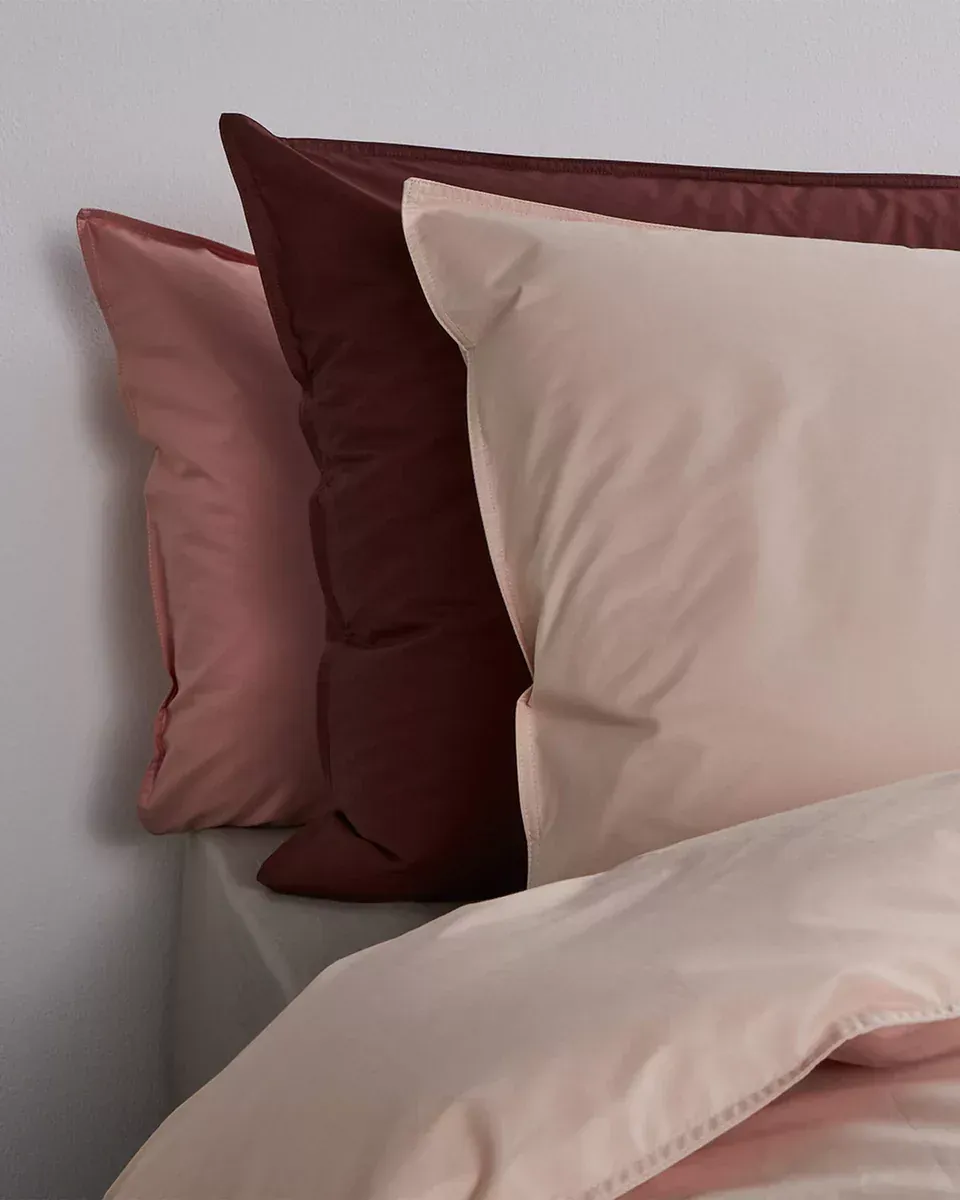 60X70 Percal 100% Katoe Kussensloop - Blush PKS60NU