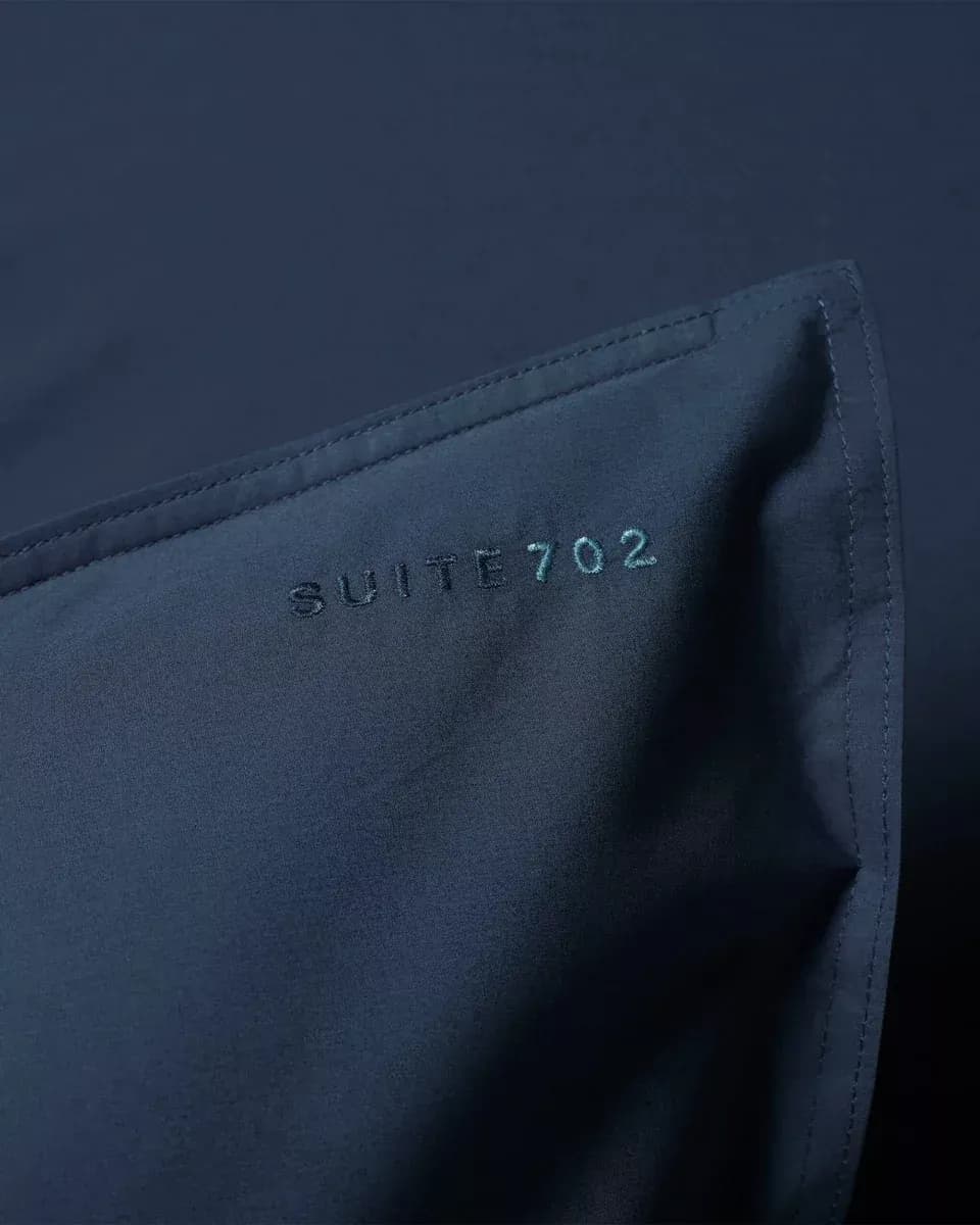 60X70 Percale 100% Coton Kussensloop  - Navy Blue PKS60NB