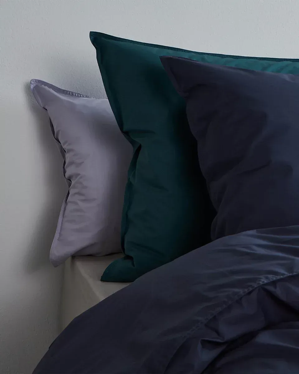 60X70 Percale 100% Coton Kussensloop  - Navy Blue PKS60NB