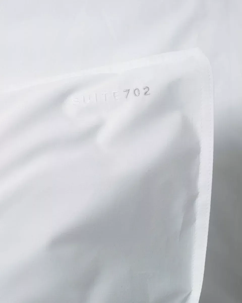 140X220 Percale 100% Cotton-Dekbedovertrek - White PDBO140_WH