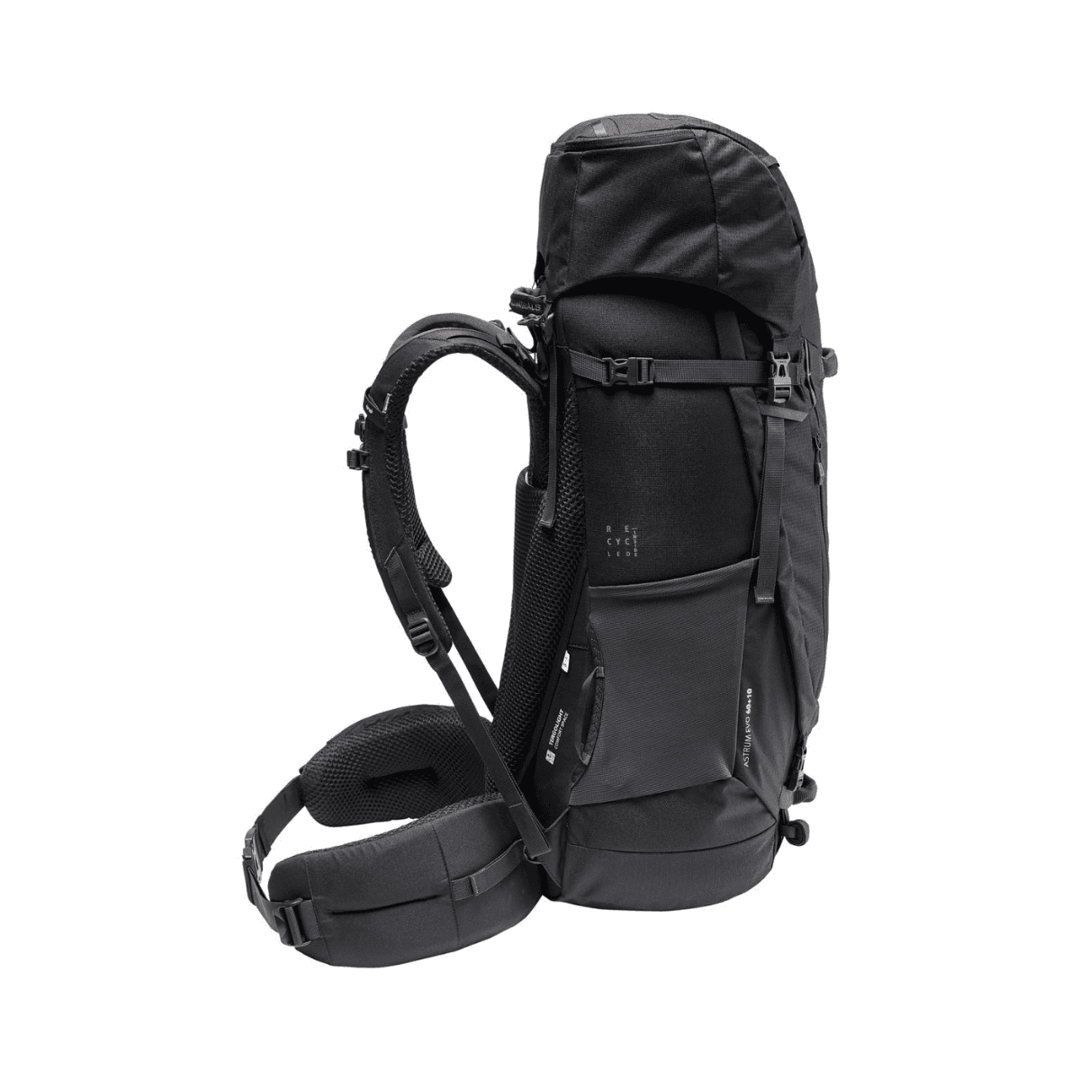 Astrum Trekking Rugzak - 70L + 10 - Zwart