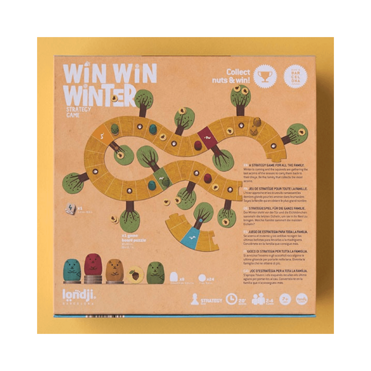 Familiestrategiespel - 7 jaar en ouder - WIN WIN WINTER