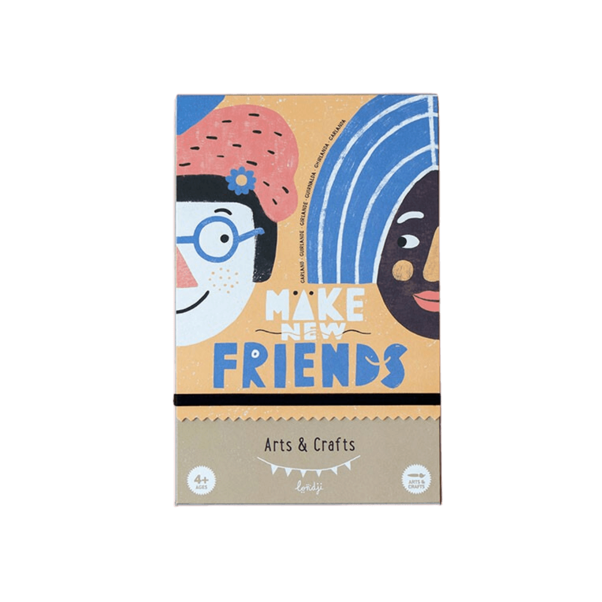 DIY slinger en stickers - 4 jaar en ouder - MAKE NEW FRIENDS