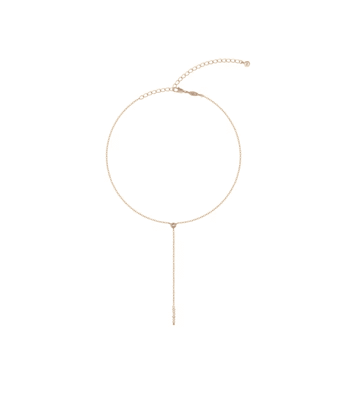 Parel lange ketting GABRIELLE Goud & Gekweekte Parels