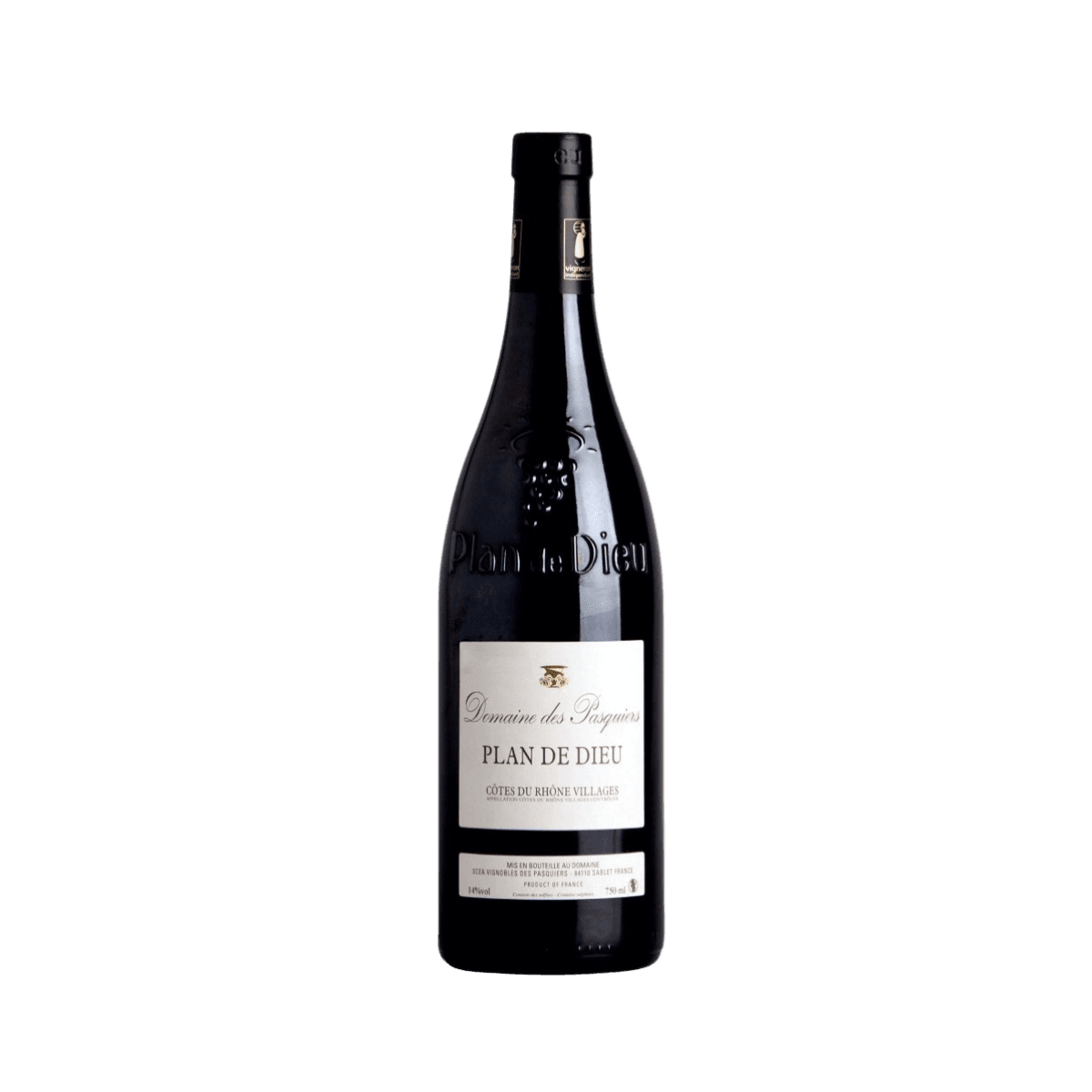 Domaine Pasquiers "Plan de Dieu" rood 75cl - Côtes du Rhône AOP