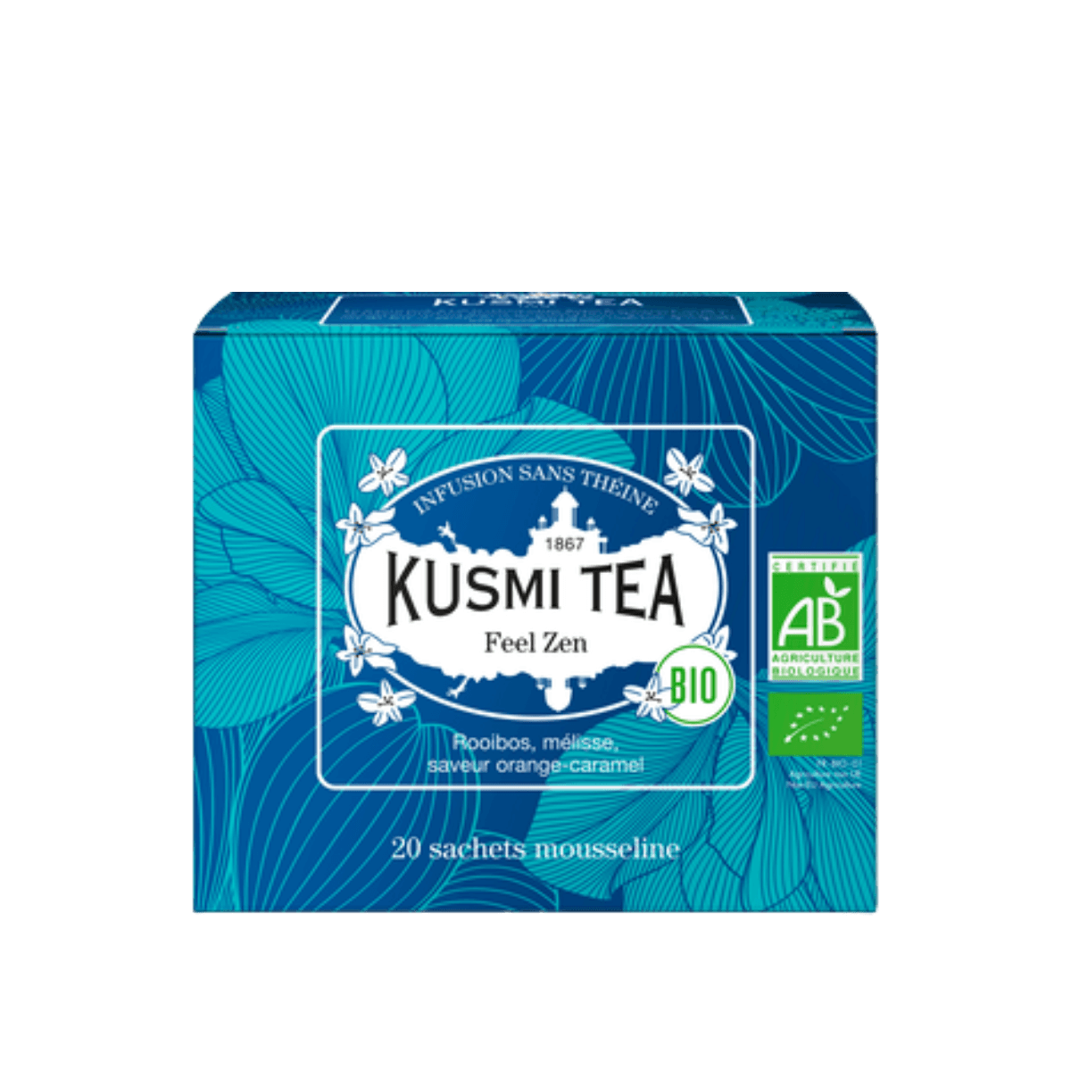 Biologische citroenmelisse infusie - Feel Zen - 20 mousseline zakjes - 40gr