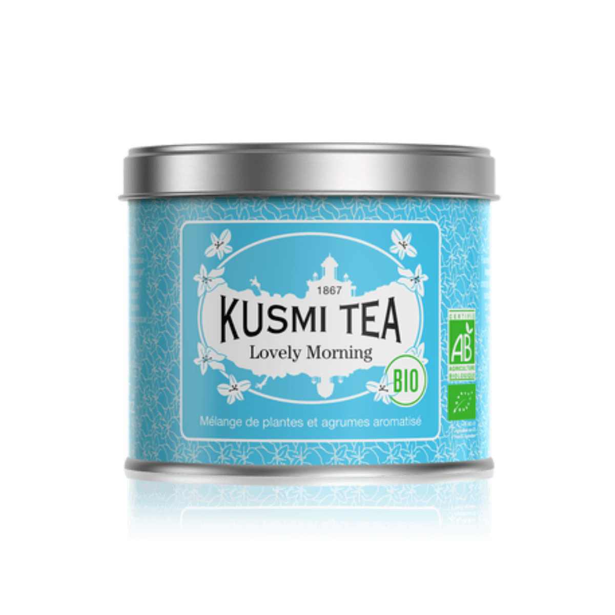 Biologische groene thee met citrusvruchten - Lovely morning - Metalen doosje 100gr