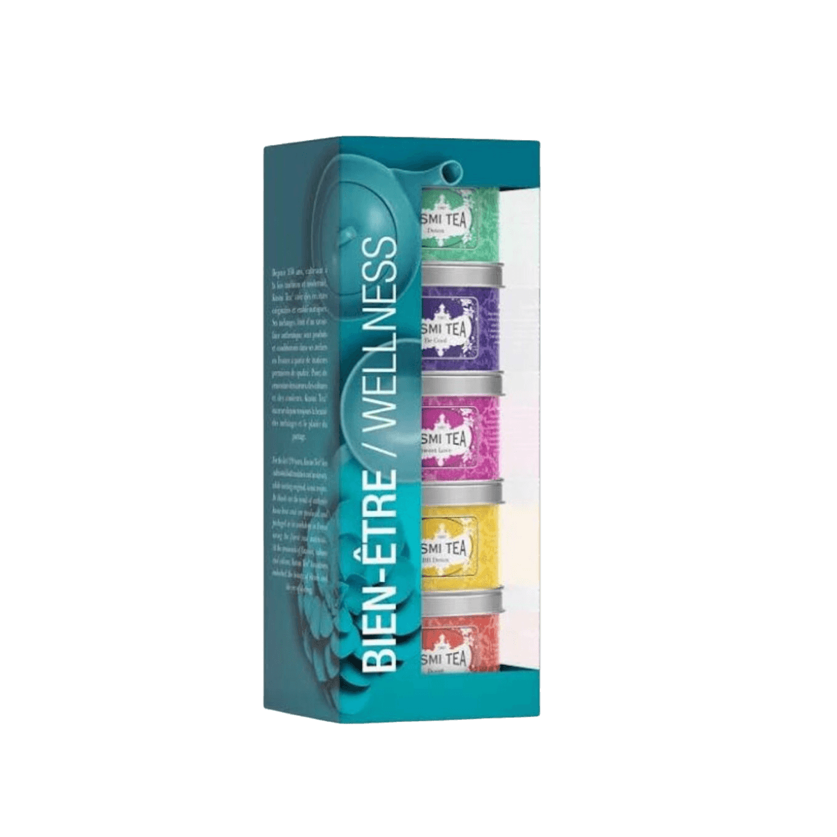 Les Bien-être Geschenkset - Biologische groene thee maté kruidenthee - 5 x 20g