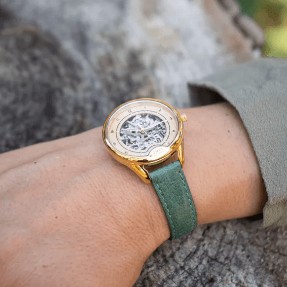 Automatisch dameshorloge ODYSSEY SILVER Vert emeraude