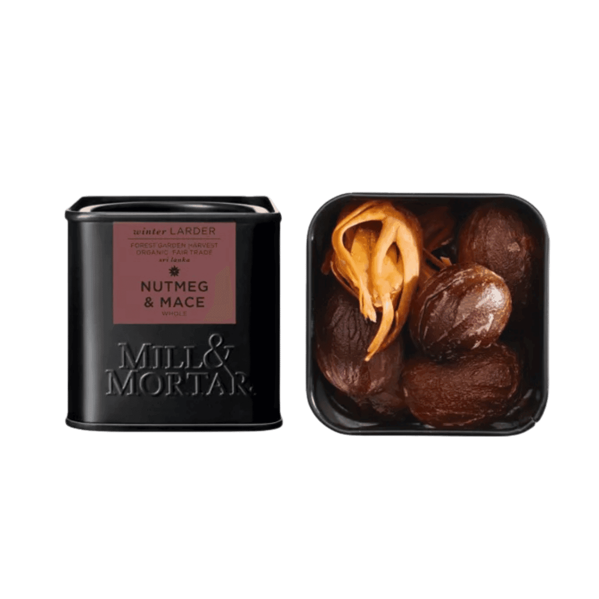 Hele nootmuskaat en foelie - NUTMEG AND MACE - ORGANIC 45g