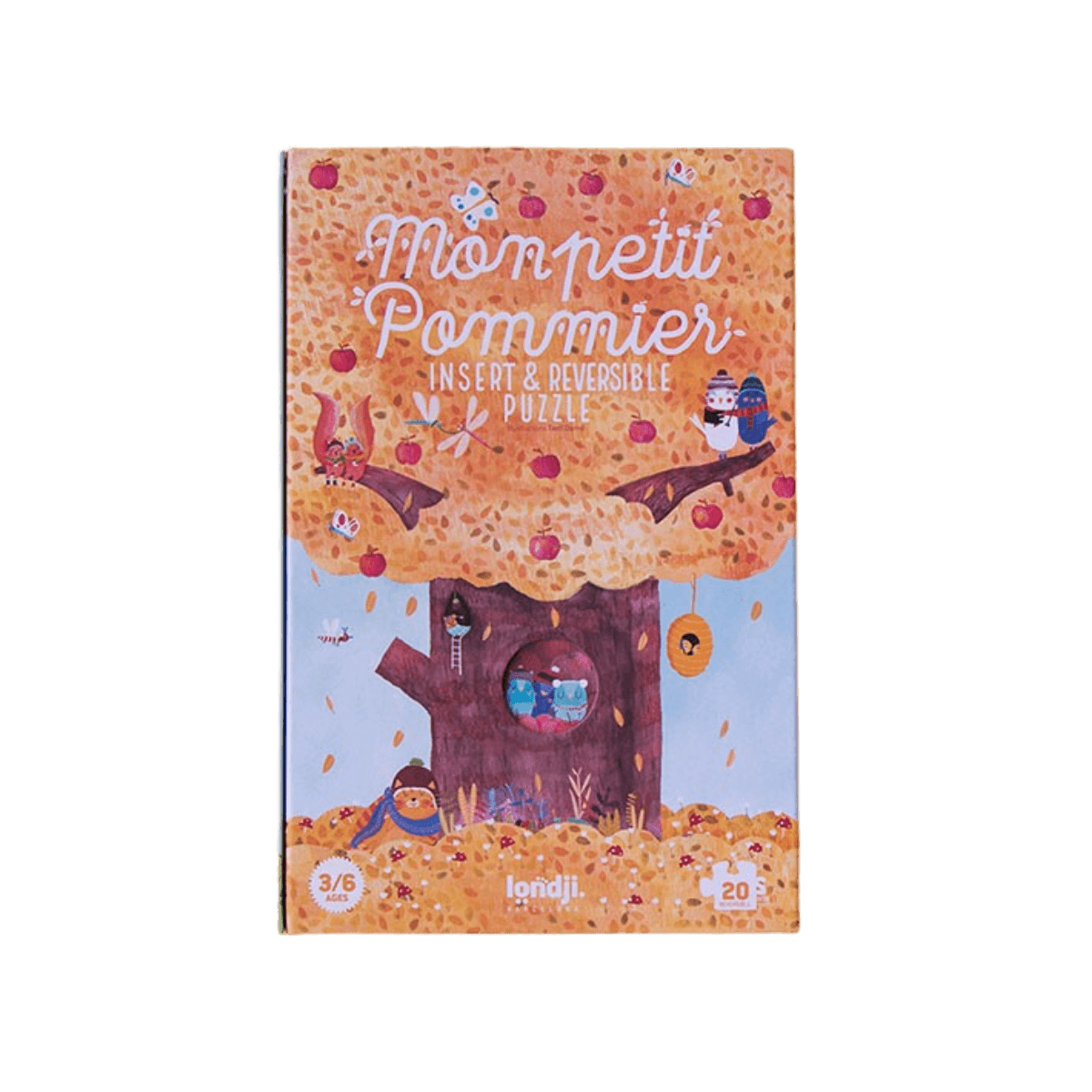 Omkeerbare puzzel met inzetstukken 20 stuks - vanaf 3 jaar - MY LITTLE PUZZLE