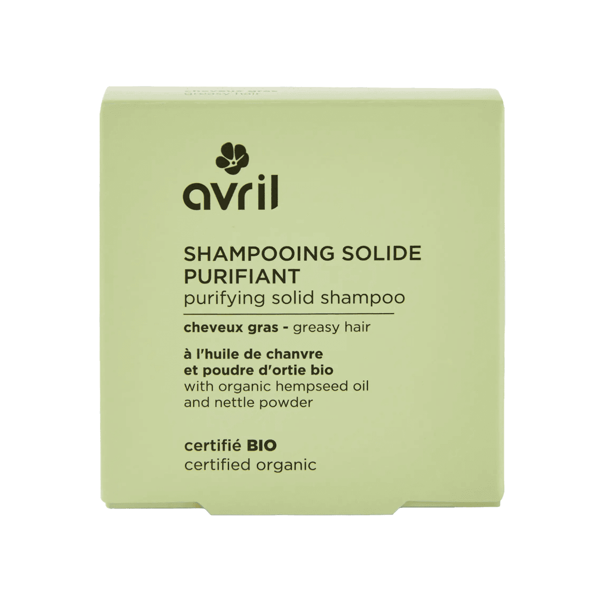 Koudverzeepte vaste shampoo 60g - Vet haar - Gecertificeerd biologisch