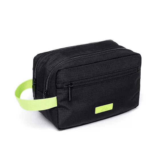 Toilettas Kei Double Washbag - Black Lime Ripstop